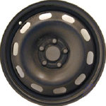 Volkswagen Wheel STL69733 Steel Black
